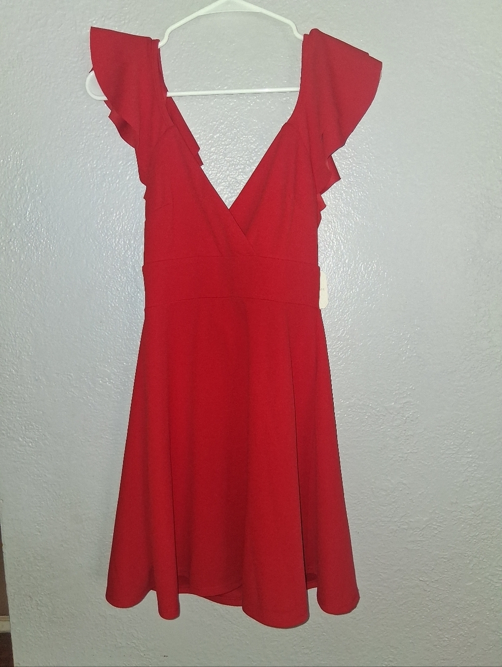 Alter'd State NWT Little Red Flutter Sleeve Mini Dress XS